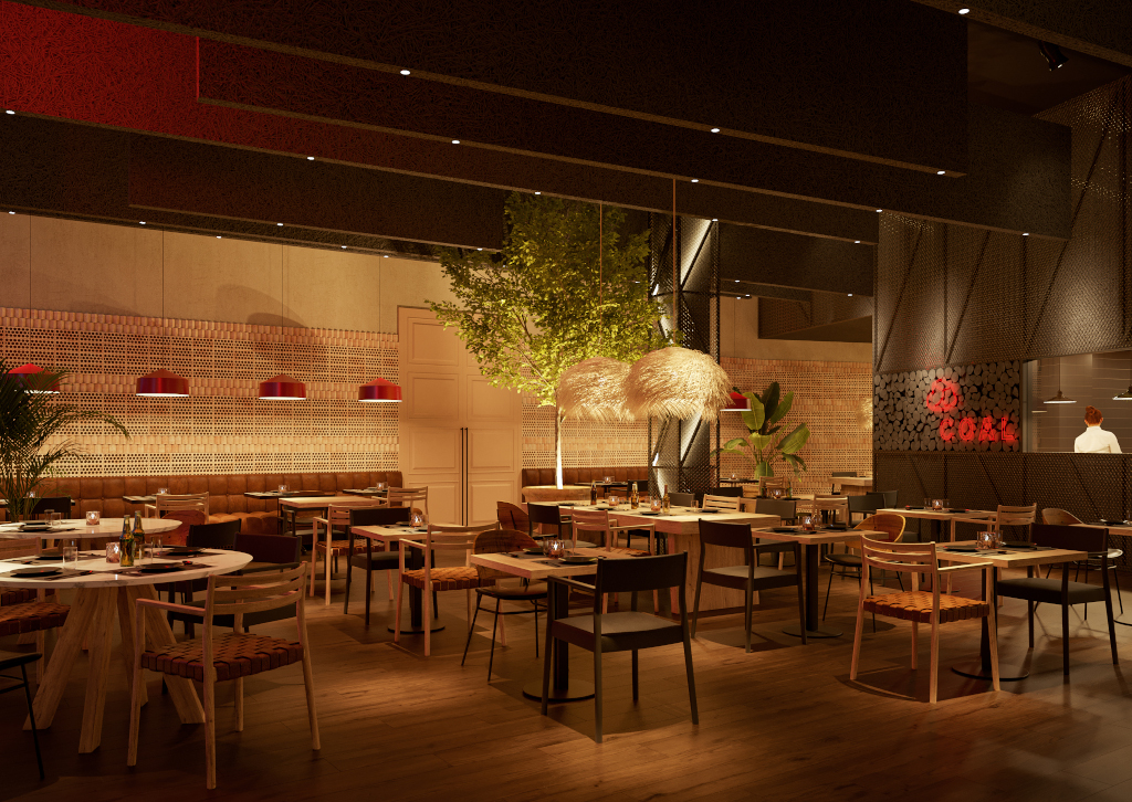 Ristorante accogliente con tavoli e sedie in legno a Tenerife.