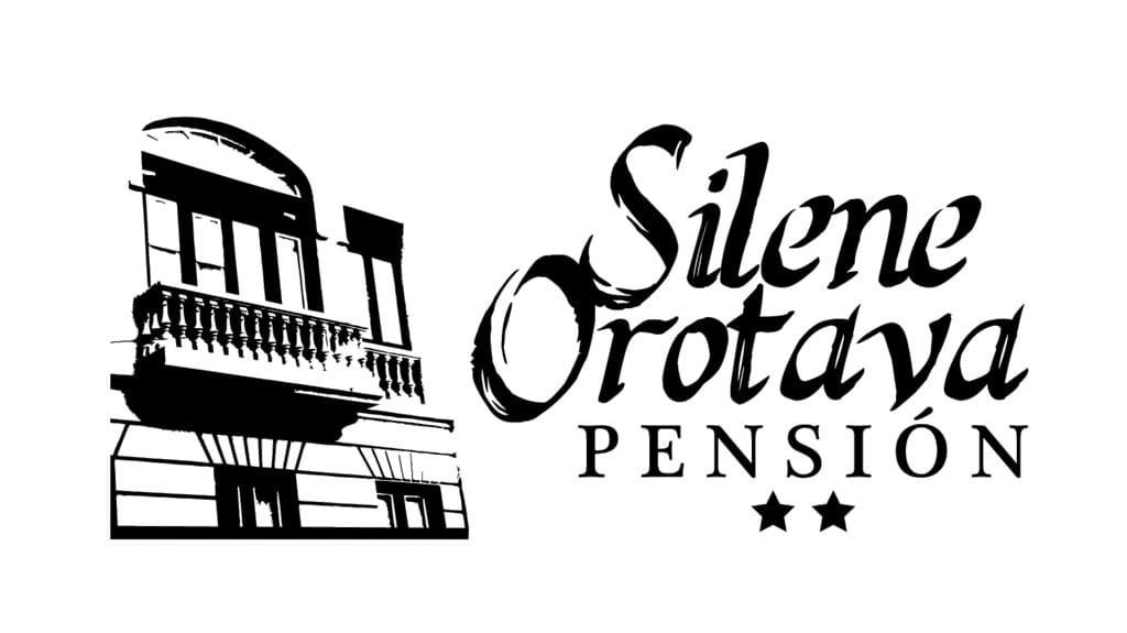 Edificio con scritta Silene Orotava Pensión e stelle.