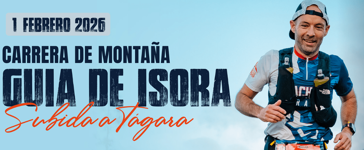 Corridore nella gara di montagna Guía de Isora, Subida a Tágara, 1 febbraio 2026.