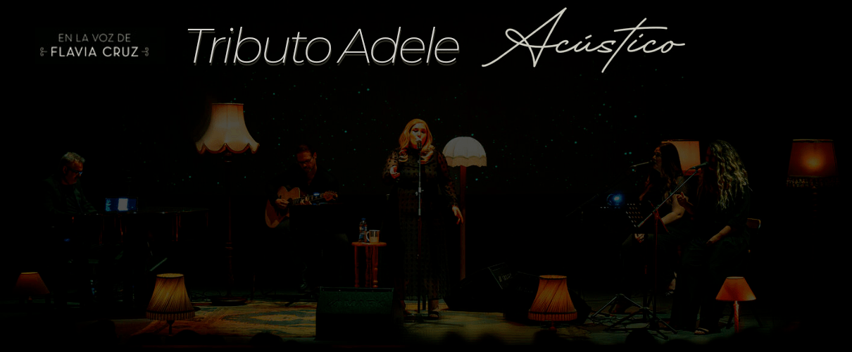 Tributo Adele Acústico en la voz de Flavia Cruz, concierto en Tenerife.