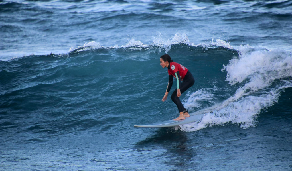 Surfista a Tenerife.