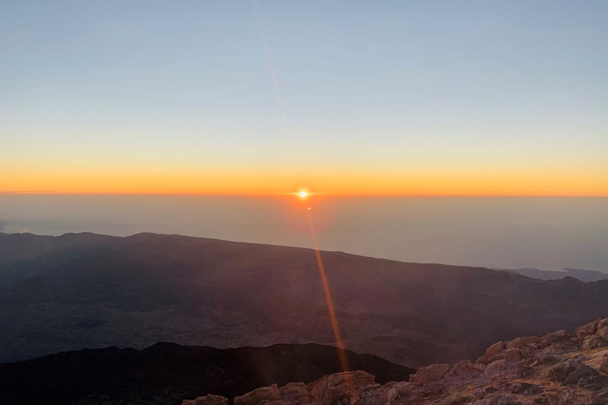 Alba sul Parco Nazionale del Teide, Tenerife.