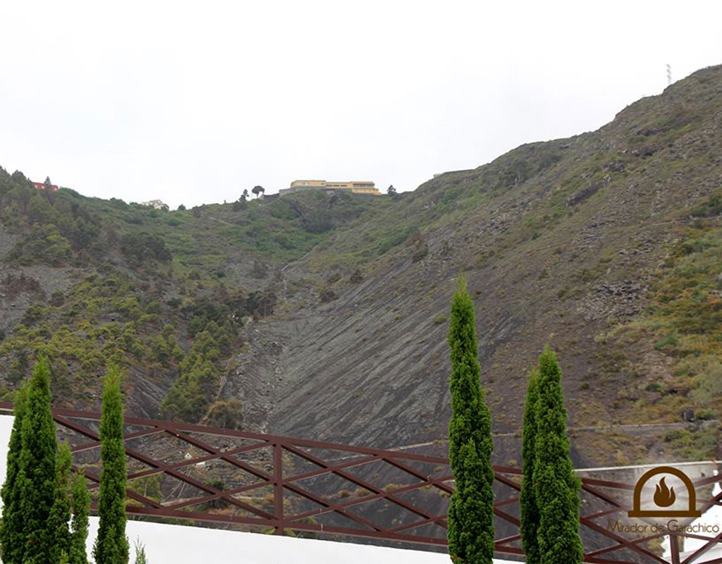 Paesaggio montuoso dal punto di vista di Garachico a Tenerife.