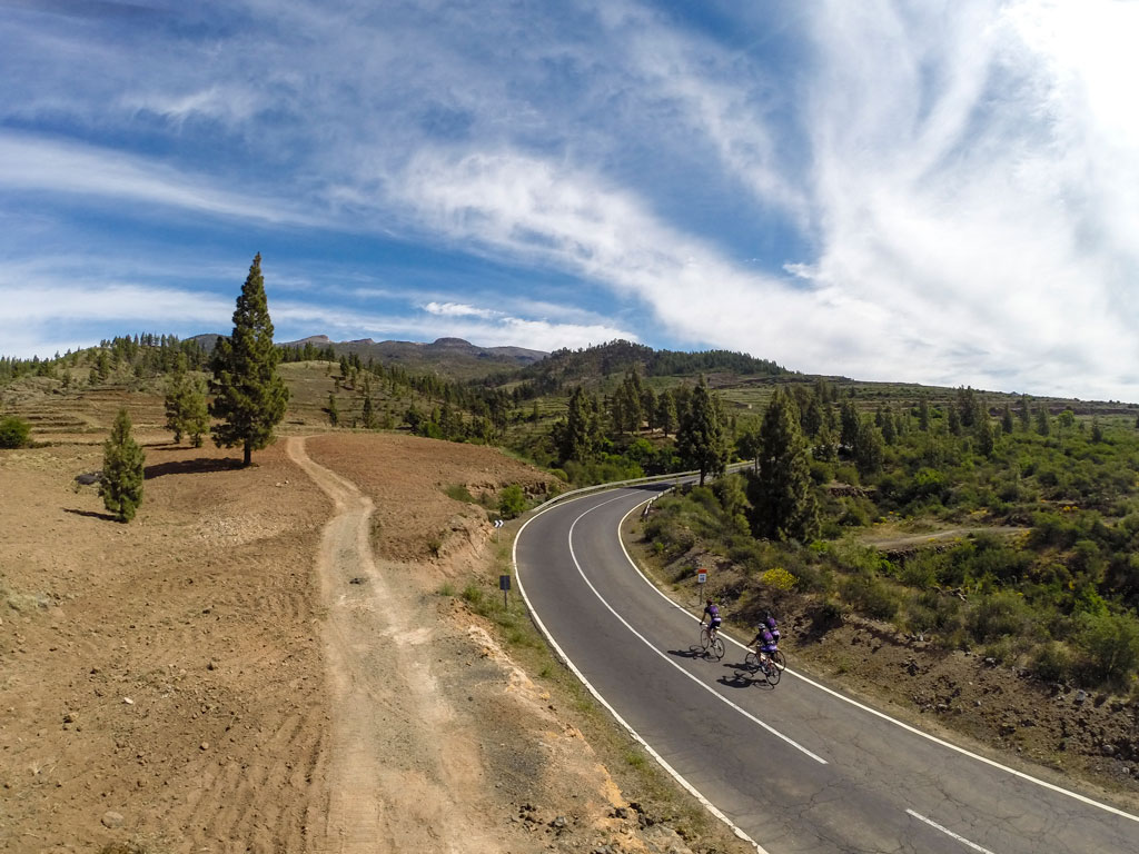 Costa Adeje - Trasera de Los Cristianos - Carretera General del Sur - Arafo - dorsal de la Esperanza - Parque Nacional del Teide - Vilaflor - Arona - Trasera de los Cristianos - Costa Adeje