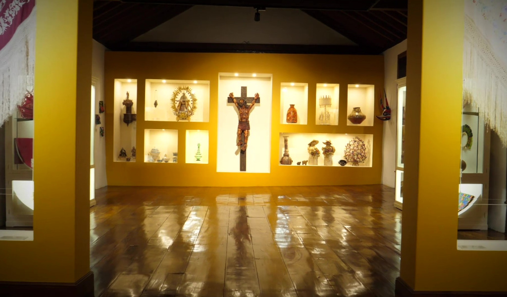 Mostra d'arte religiosa nel museo di Icod de los Vinos, Tenerife.