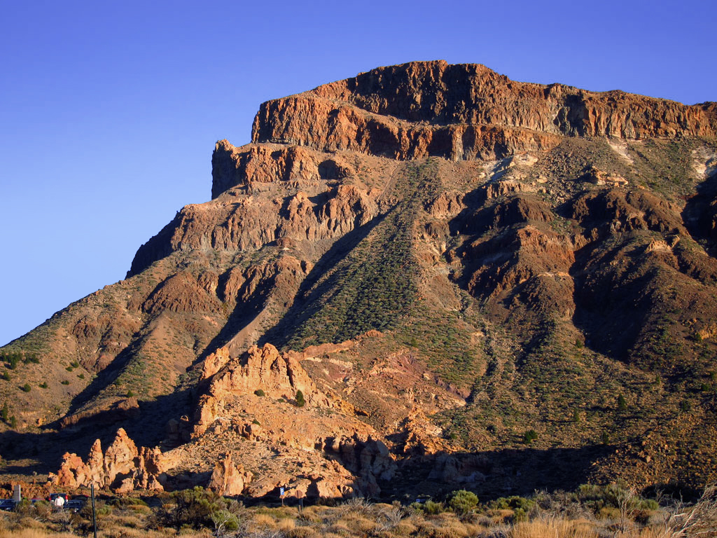 Montagna eccezionale nel Parco Nazionale del Teide, Tenerife.