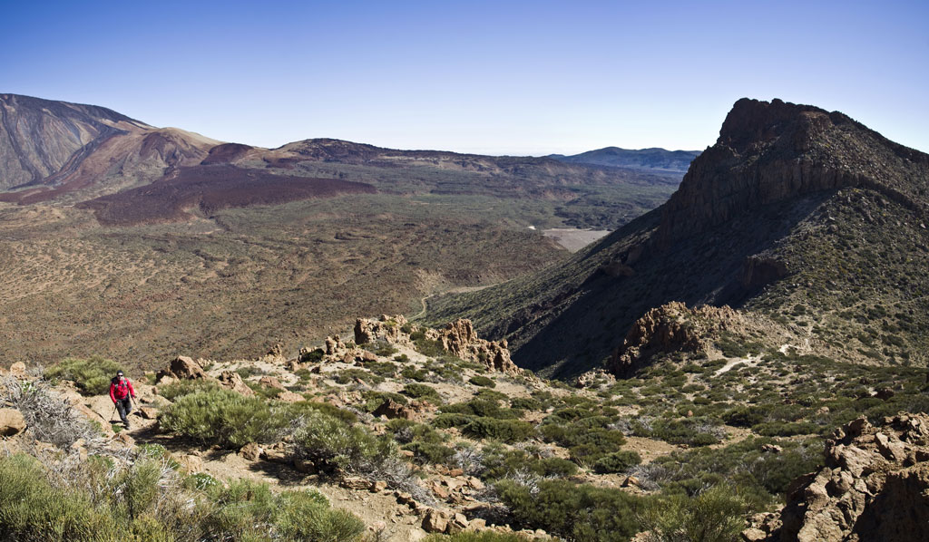 Escursioni nel paesaggio vulcanico del Parco Nazionale del Teide, Tenerife.